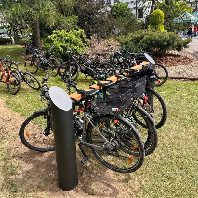 Elektrokola nabíjená na stojanu e:bike BAR
