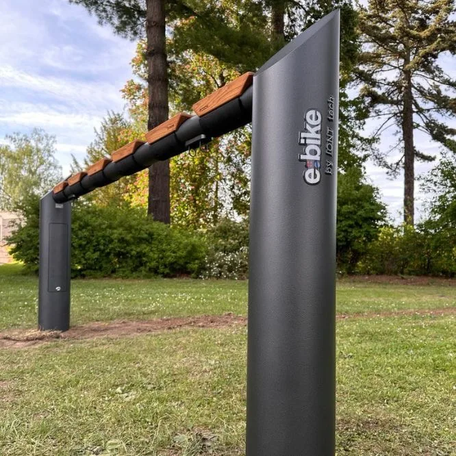 e:bike BAR charging station at Lázně Velichovky spa