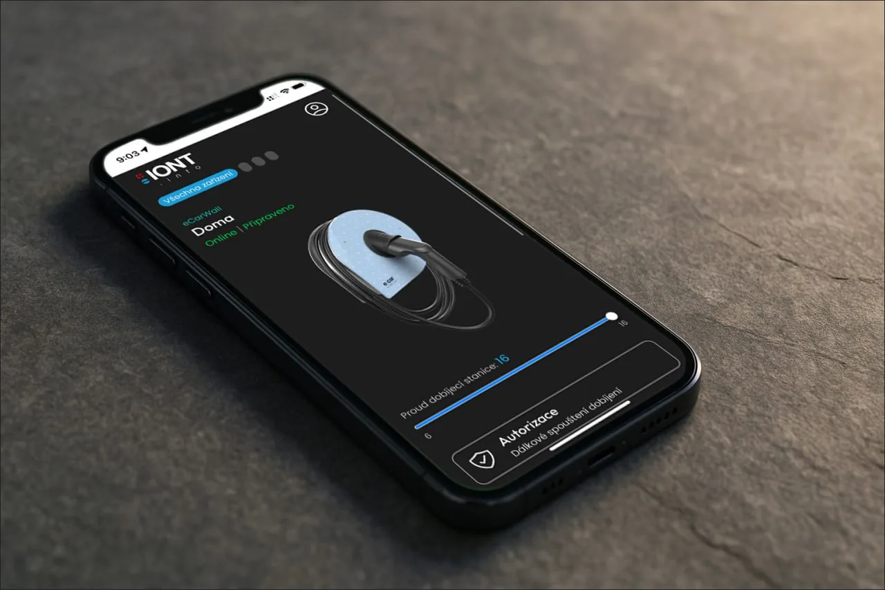 The IONT.info app on a mobile phone