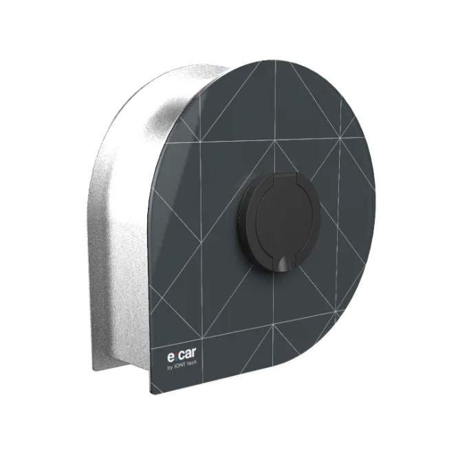 e:car WALL wallbox in Antracit stripes