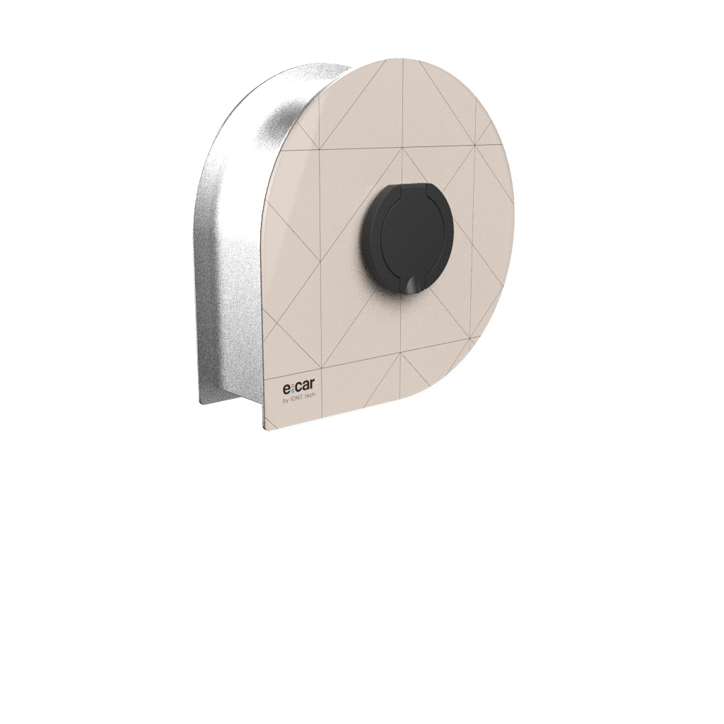 [ECWZ2B22-BU] Wallbox e:car WALL single socket BASIC (Burberry stripes)
