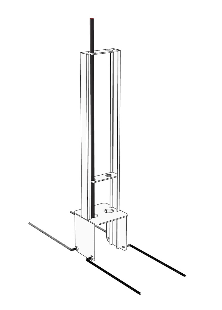 Ground stand e:car COLUMN complete