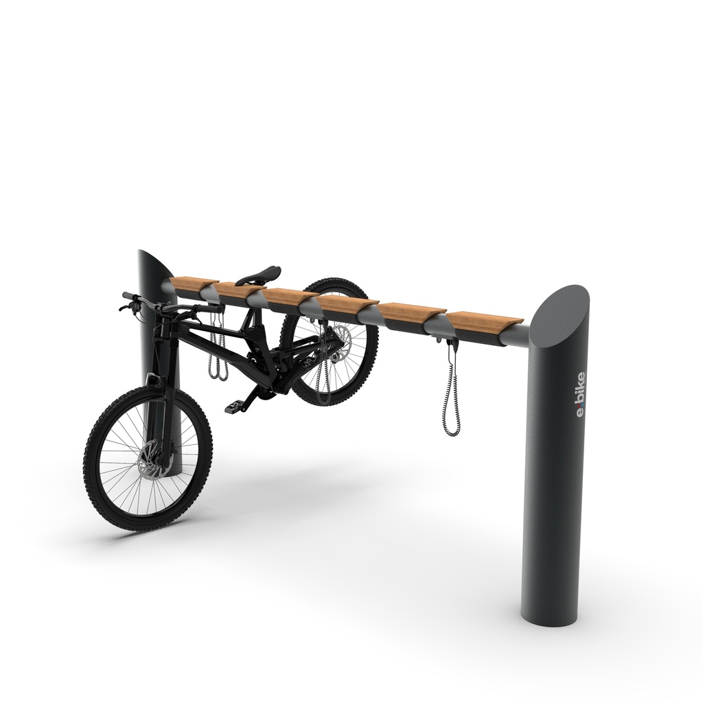 Charging station e:bike BAR for 6 e-bikes (6x Konektor ( 2x UNI, 2x Bosch ACTIVE, 2x Bosch SMART))