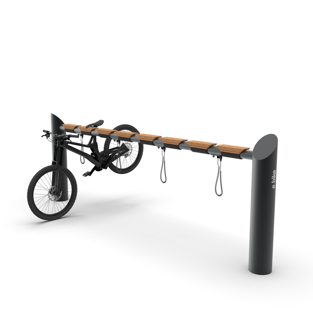 e:bike BAR charging station for 8 e-bikes (8x Konektor ( 4x UNI, 2x Bosch ACTIVE, 2x Bosch SMART))