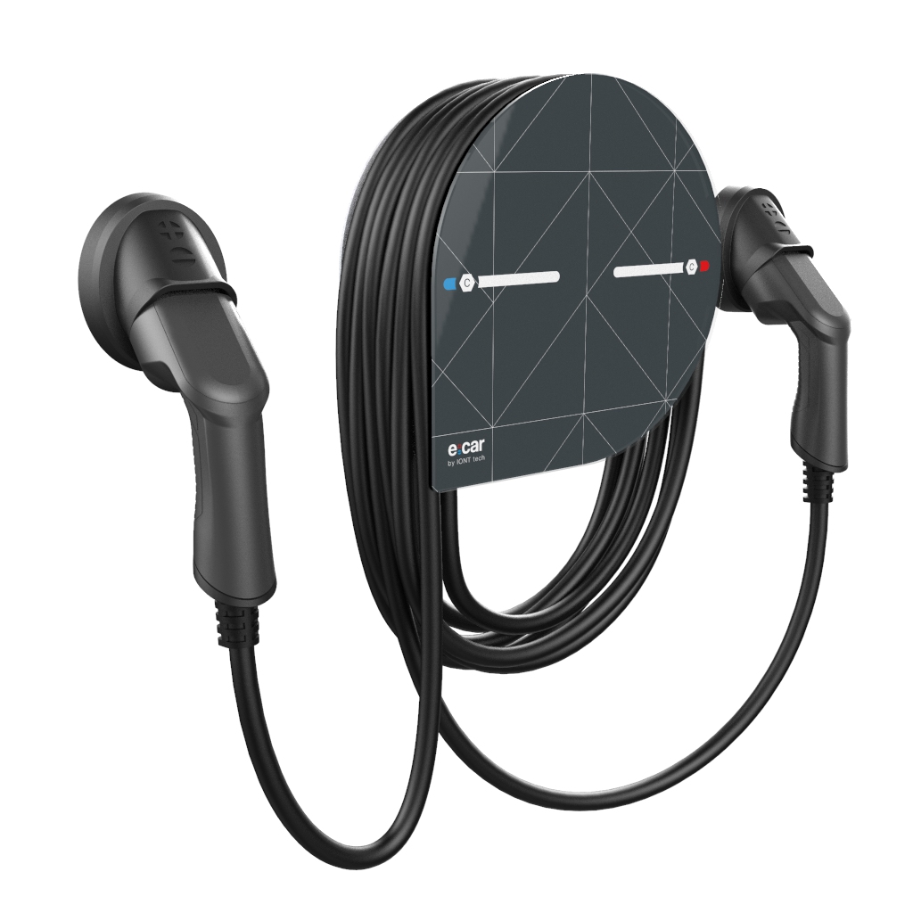 e:car WALL – Double: 2× kabel