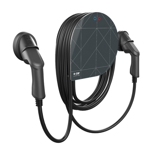 Charging station  e:car WALL double cable / cable